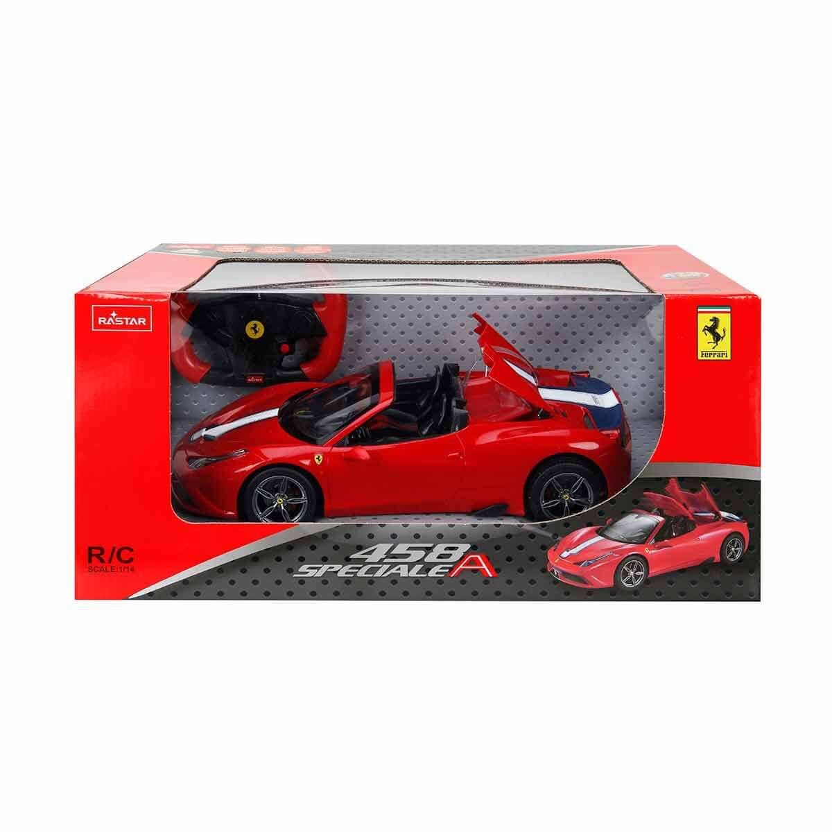 1:14 Ferrari 458 Speciale Uzaktan Kumandalı Işıklı Araba - Kırmızı
