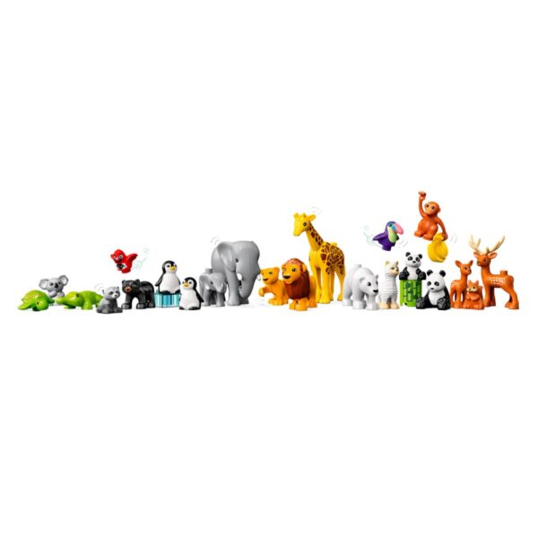 Lego Duplo - Vahşi Dünya Hayvanları Oyun Seti - 141 parça