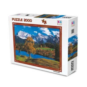 Bavarian Alps Dağları Puzzle & Yapboz - 2000 Parça