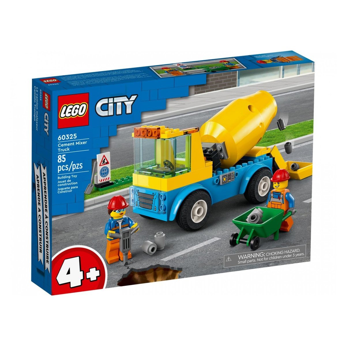 Lego City Beton Mikseri Lego Seti - 85 Parça