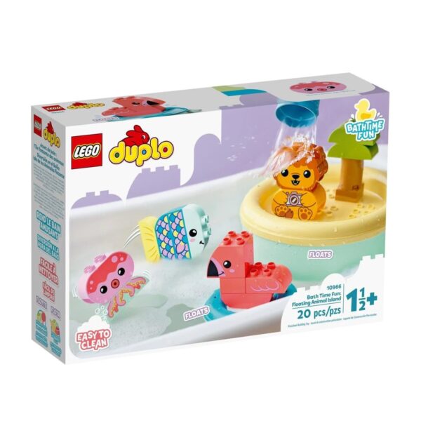 Lego Duplo Banyo Eğlencesi Yüzen Hayvan Adası - 20 Parça